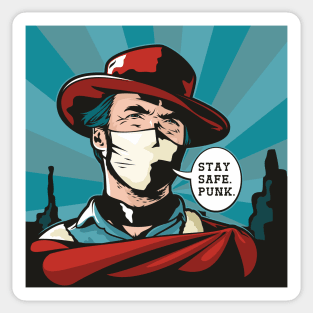 Stay Safe Punk Sticker